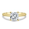 Glinda - 4 Claw Princess Solitaire - 18k Yellow Gold