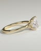 Glinda - Princess Claw Solitaire Engagement Ring - 18k Yellow Gold