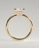 Glinda - Princess Claw Solitaire Engagement Ring - 18k Yellow Gold