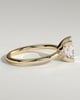 Glinda - 4 Claw Princess Solitaire - 18k Yellow Gold