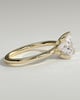 Glinda - 4 Claw Princess Solitaire - 18k Yellow Gold