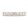Half Elizabeth - Half Eternity Ring - 18k Rose Gold