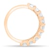 Half Elizabeth - Half Eternity Ring - 18k Rose Gold