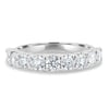 Half Elizabeth - Half Eternity Ring - 18k White Gold