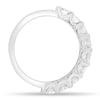 Half Elizabeth - Half Eternity Ring - 18k White Gold