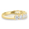 Half Elizabeth - Half Eternity Ring - 18k Yellow Gold