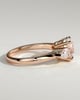 Halle - 4 Claw Basket Set Trilogy - 18k Rose Gold