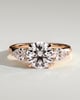 Halle - 4 Claw Basket Set Trilogy - 18k Rose Gold