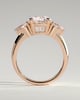 Halle - 4 Claw Basket Set Trilogy - 18k Rose Gold