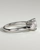 Halle - 4 Claw Basket Set Trilogy - 18k White Gold
