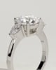 Halle - 4 Claw Basket Set Trilogy - 18k White Gold