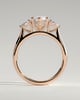 Hannah  Marquise Trilogy with Hidden Halo - 18k Rose Gold