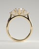 Hannah  Marquise Trilogy with Hidden Halo - 18k Yellow Gold
