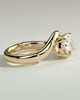 Hayley - Oval Solitaire with Twist Band - 18k Yellow Gold