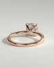 Hazel - Cushion Solitaire - 18k Rose Gold