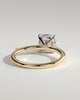Hazel - Cushion Solitaire - 18k Yellow Gold / 18k White Gold