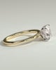 Hazel - Cushion Solitaire - 18k Yellow Gold / 18k White Gold
