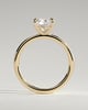 Hazel - Cushion Solitaire - 18k Yellow Gold
