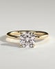 Hazel - Cushion Solitaire - 18k Yellow Gold