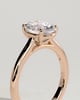 Hilary - 4 Claw Oval Solitaire - 18k Rose Gold