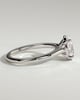 Hilary - 4 Claw Oval Solitaire - 18k White Gold