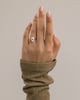 Hilary - 4 Claw Oval Solitaire Lifestyle Image