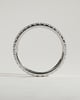 Ingrid - Classic Full Pave Band Wedding Ring - 18k White Gold