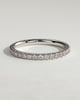 Ingrid - Classic Full Pave Band Wedding Ring - 18k White Gold