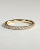 Ingrid - Classic Full Pave Band Wedding Ring - 18k Yellow Gold