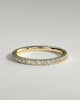 Ingrid - Classic Full Pave Band Wedding Ring - 18k Yellow Gold
