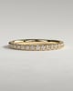 Ingrid - Classic Full Pave Band Wedding Ring - 18k Yellow Gold