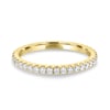Ingrid  Full Pave Wedding Ring - 18k Yellow Gold
