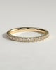 Ingrid - Classic Full Pave Band Wedding Ring - 18k Yellow Gold