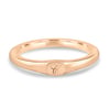 Initial Signet Ring - 18k Rose Gold None