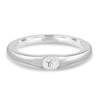 Initial Signet Ring - Platinum None