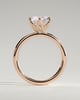 Iris  6 Claw Round Solitaire - 18k Rose Gold