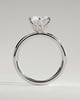 Iris  6 Claw Round Solitaire - 18k White Gold