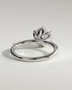 Iris  6 Claw Round Solitaire - 18k White Gold