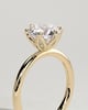Iris  6 Claw Round Solitaire - 18k Yellow Gold