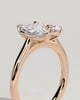 Jana - Double Setting Pear and Marquise Solitaires - 18k Rose Gold