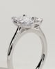 Jana - Double Setting Pear and Marquise Solitaires - 18k White Gold