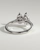 Jana - Double Setting Pear and Marquise Solitaires - 18k White Gold