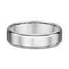 Jason Mens Wedding Ring - 9k White Gold