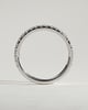 Joanna - Classic Two Third Pave Band Wedding Ring - 18k White Gold