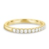 Joanna  Two Third Pave Wedding Ring - 18k Yellow Gold
