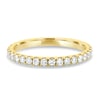 Joanna  Two Third Pave Wedding Ring - 18k Yellow Gold