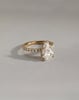 Jordanna  5 Claw Pear Pav Solitaire with Hidden Halo Lifestyle Image