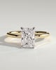 Judy - Radiant Solitaire - 18k Yellow Gold / 18k White Gold High Setting
