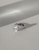 Julia  Oval Solitaire with Hidden Halo and Pav Lifestyle Image