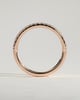 Kaitlyn - Classic Half Pave Band Wedding Ring - 18k Rose Gold